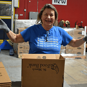 St. Mary's Food Bank Volunteer