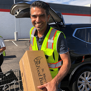 St. Mary's Food Bank Volunteer
