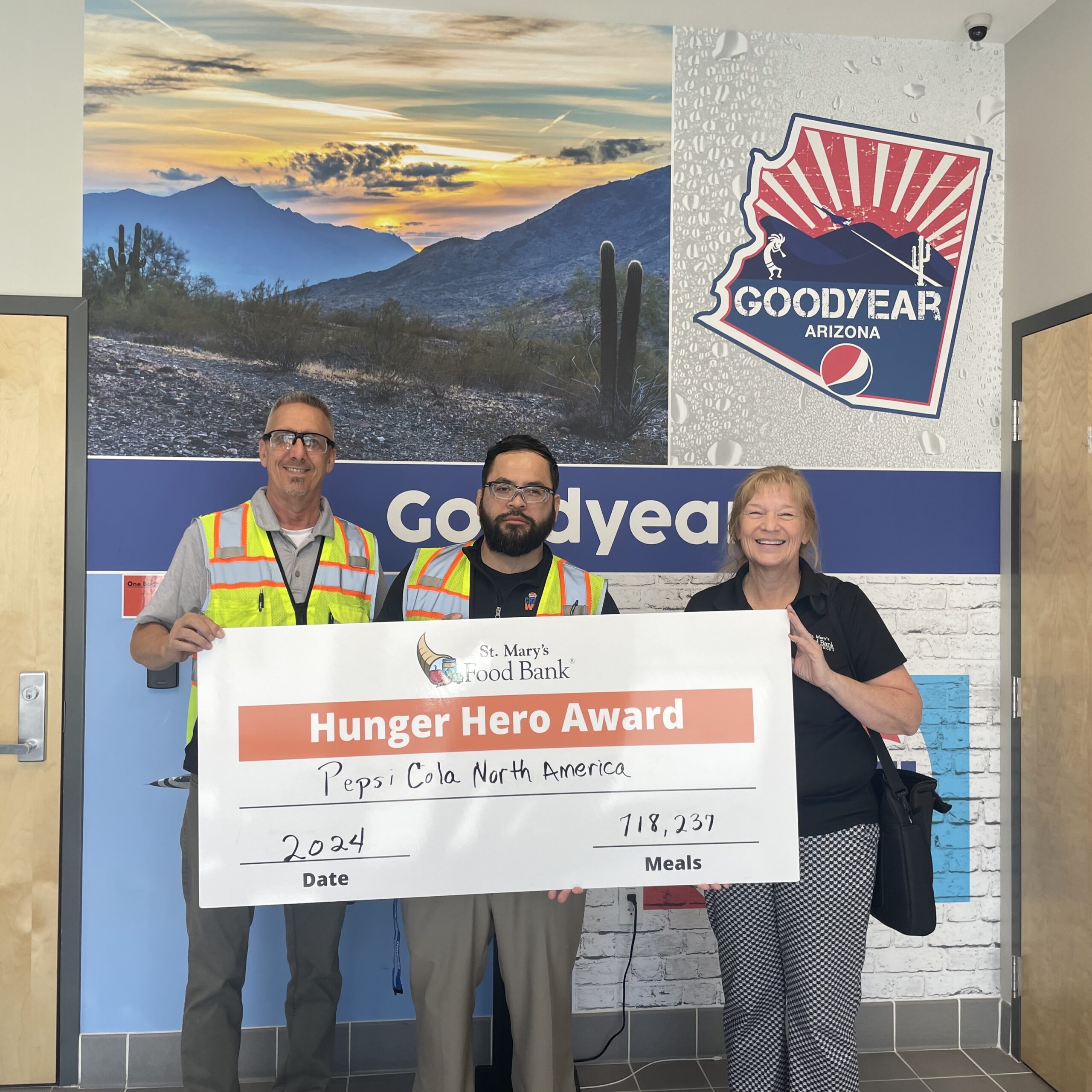Pepsi Goodyear HH award